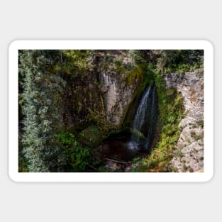 Trujillo Meadow Reservoir Waterfall - Colorado Sticker